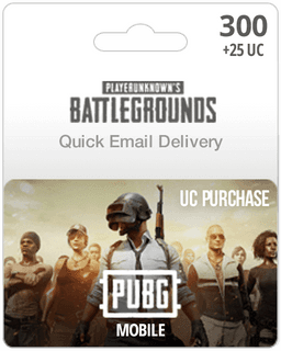 300UC PUBG Mobile Gift Card - Email Delivery