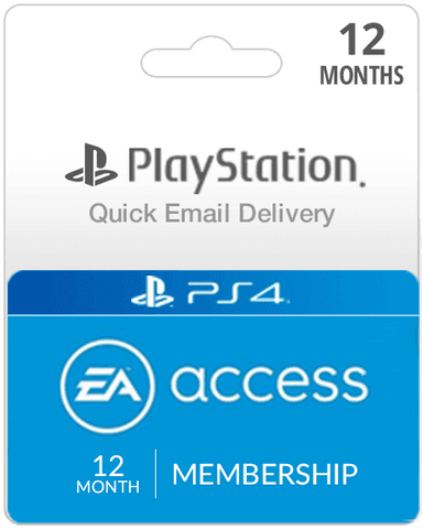 12 Month EA Access Digital Code - Playstation PS4 (Email Delivery)