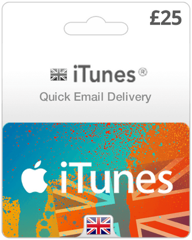 $25 UK iTunes Gift Card (Email Delivery)