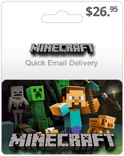 $26.95 Minecraft PC and Mac Software Card (Email Delivery)