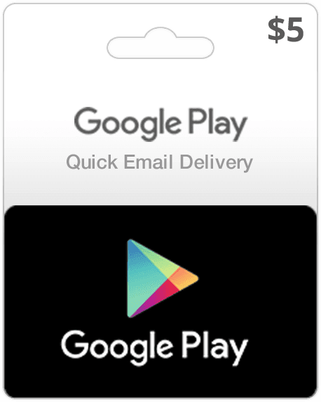 $5 Google Play (Email Delivery)